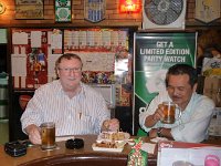 P1020331  Having a beer with Tan at Catjhy`s